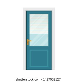 Door vector. wallpaper. free space for text. copy space.