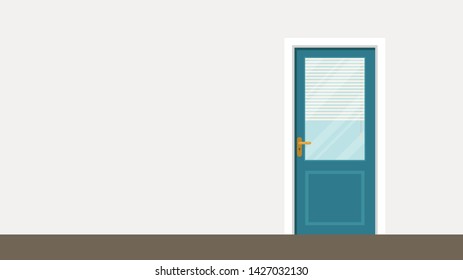 Door vector. wallpaper. free space for text. copy space.