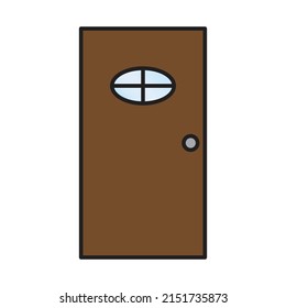 door vector for website symbol icon presentation
