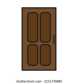 door vector for website symbol icon presentation