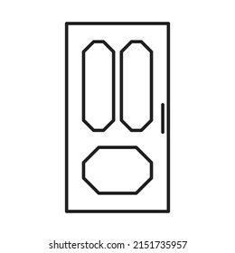 vector de puerta para presentación de iconos de símbolo del sitio web