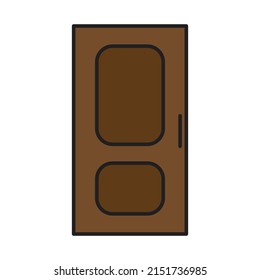 door vector for website symbol icon presentation