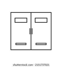 door vector for website symbol icon presentation
