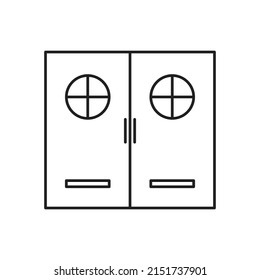 door vector for website symbol icon presentation