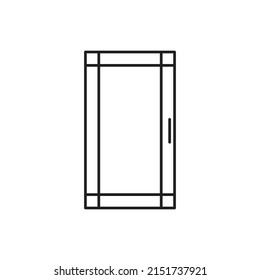 vector de puerta para presentación de iconos de símbolo del sitio web