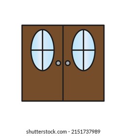 door vector for website symbol icon presentation