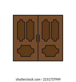 door vector for website symbol icon presentation
