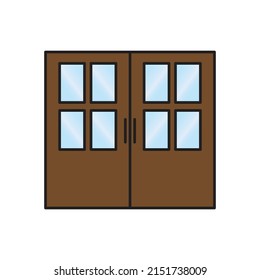 door vector for website symbol icon presentation