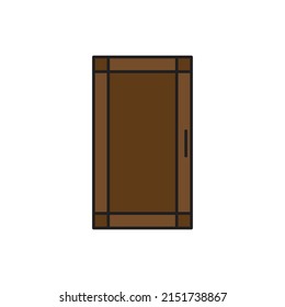 vector de puerta para presentación de iconos de símbolo del sitio web