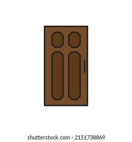 door vector for website symbol icon presentation
