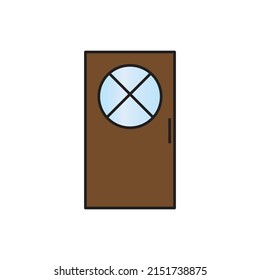 door vector for website symbol icon presentation