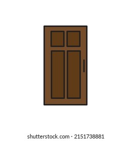 door vector for website symbol icon presentation