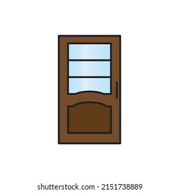 door vector for website symbol icon presentation