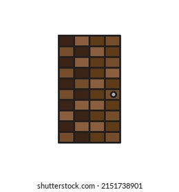 door vector for website symbol icon presentation