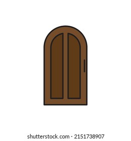 door vector for website symbol icon presentation