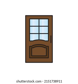 door vector for website symbol icon presentation