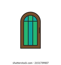 door vector for website symbol icon presentation
