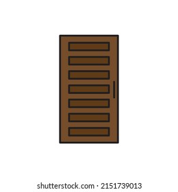 door vector for website symbol icon presentation