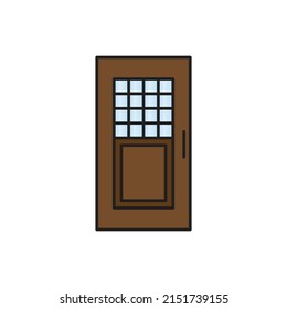door vector for website symbol icon presentation