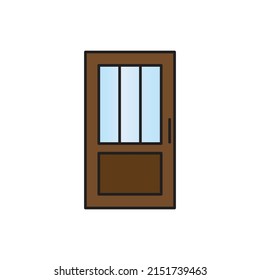 door vector for website symbol icon presentation