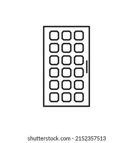 door vector for website symbol icon presentation