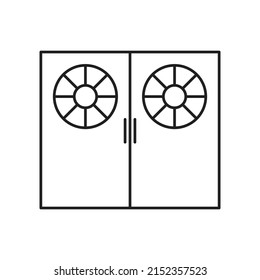 door vector for website symbol icon presentation
