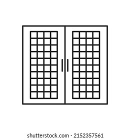 door vector for website symbol icon presentation