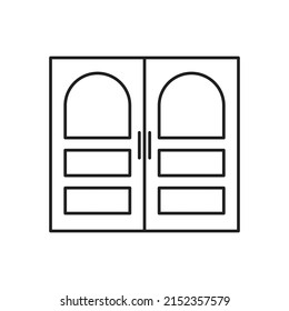 door vector for website symbol icon presentation