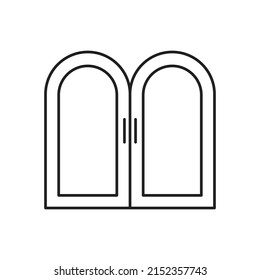 door vector for website symbol icon presentation