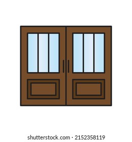 door vector for website symbol icon presentation
