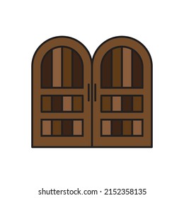 door vector for website symbol icon presentation