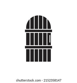 vector de puerta para presentación de iconos de símbolo del sitio web