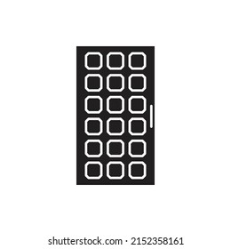 vector de puerta para presentación de iconos de símbolo del sitio web
