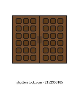 door vector for website symbol icon presentation