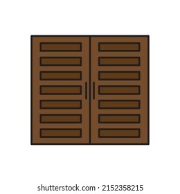 door vector for website symbol icon presentation