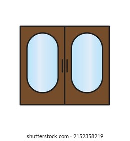 door vector for website symbol icon presentation