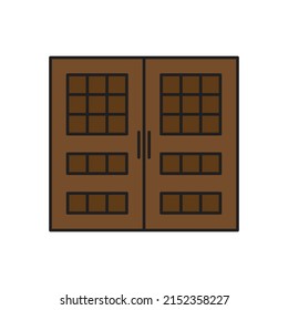 door vector for website symbol icon presentation