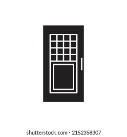 vector de puerta para presentación de iconos de símbolo del sitio web