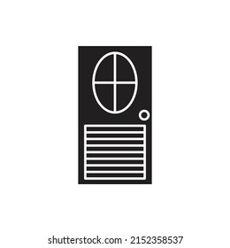 vector de puerta para presentación de iconos de símbolo del sitio web