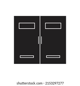 vector de puerta para presentación de iconos de símbolo del sitio web