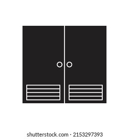 vector de puerta para presentación de iconos de símbolo del sitio web
