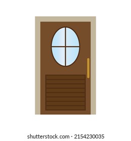vector de puerta para presentación de iconos de símbolo del sitio web