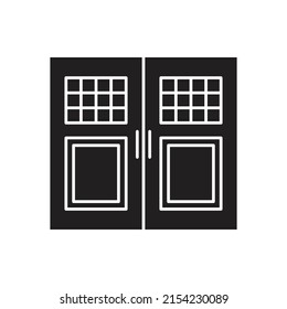 vector de puerta para presentación de iconos de símbolo del sitio web