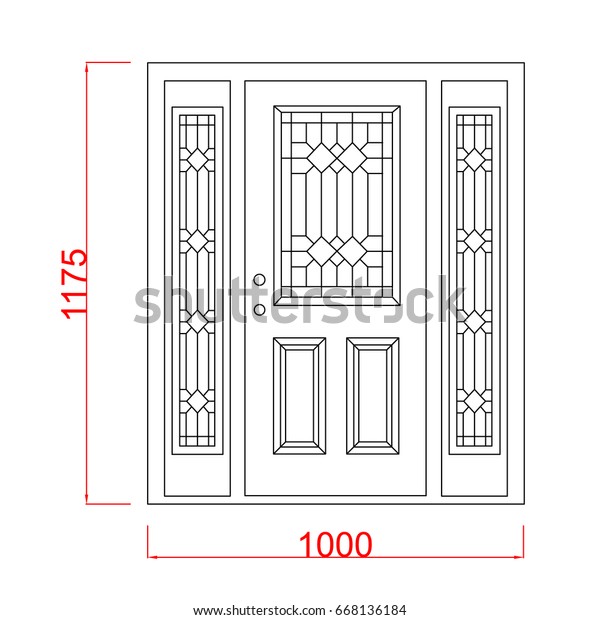 decorative door windows