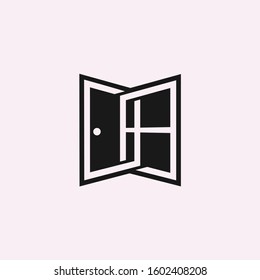 Door and Window Logo Vector