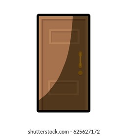 door wood entry place shadow