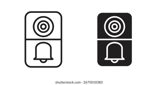 Doorbell icon vector design, perfect for website ui designs
