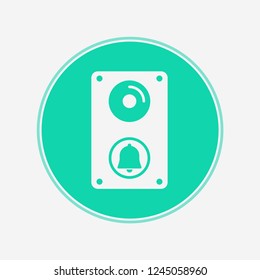 Doorbell vector icon sign symbol