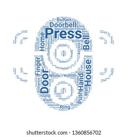 doorbell word cloud. tag cloud about doorbell.