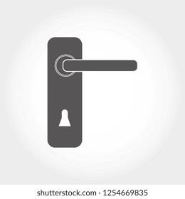 door-handle icon on white background